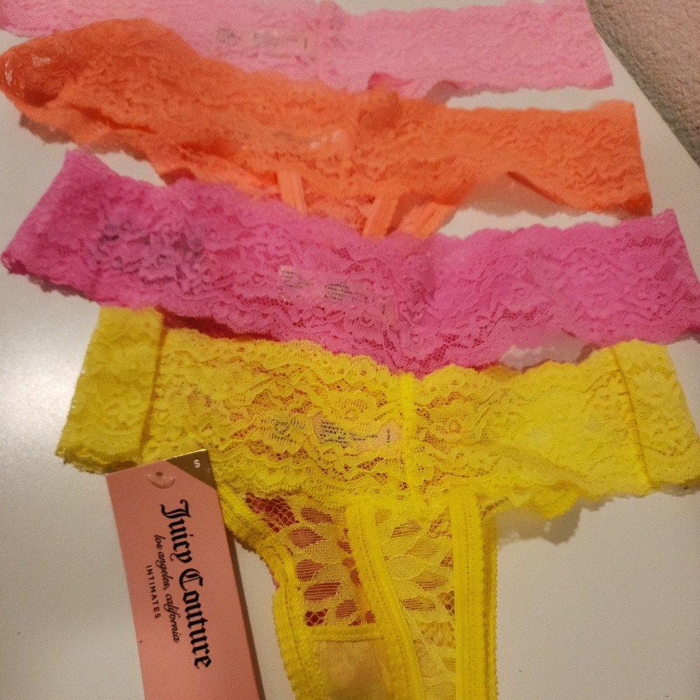 Juicy Couture NWT Thong Panties - Picture 2 of 7